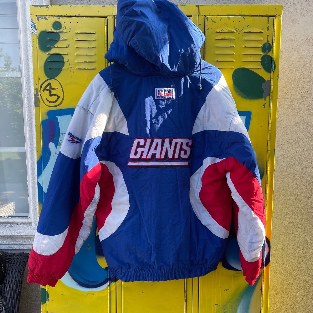 Vintage Pro Line Reebok NFL New York Giants Jacket
